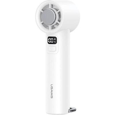 Usams Wentylator USB Wiatraczek ręczny Ice-Cooling 2000mAh biały, Ventilator, Weiss Usams Wentylator USB Wiatraczek ręczny Ice-Cooling 2000mAh biały, Ventilator, Weiss