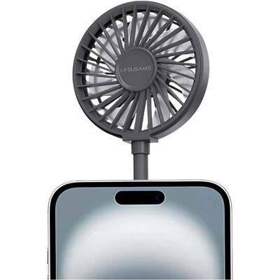 Usams Hand fan LiFE LU02 black, Ventilator, Schwarz Usams Hand fan LiFE LU02 black, Ventilator, Schwarz