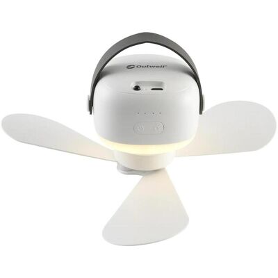 Outwell Aurelios Rechargeable Fan, Ventilator, Weiss Outwell Aurelios Rechargeable Fan, Ventilator, Weiss