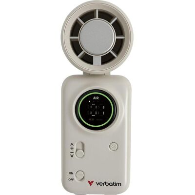 Verbatim Cool ’n’ Go Ice Touch Mini Handheld Fan White/Silver, Ventilator, Weiss, Silber Verbatim Cool ’n’ Go Ice Touch Mini Handheld Fan White/Silver, Ventilator, Weiss, Silber
