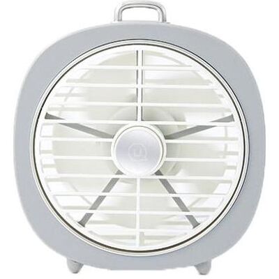 Usams Wiatrak z lampką szary/grey ZB65FS2 (US-ZB065), Ventilator, Grau Usams Wiatrak z lampką szary/grey ZB65FS2 (US-ZB065), Ventilator, Grau