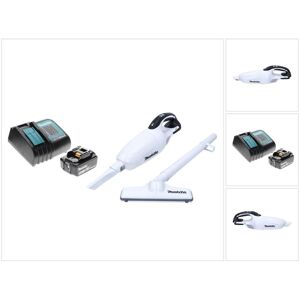 Makita DCL 181 FRT1 W Akku Staubsauger 18 V Weiss + 1x Akku 5,0 Ah + Ladegerät, Staubsauger, Weiss Makita DCL 181 FRT1 W Akku Staubsauger 18 V Weiss + 1x Akku 5,0 Ah + Ladegerät, Staubsauger, Weiss