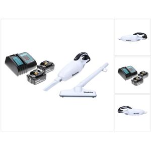 Makita DCL 181 FRT W Akku Staubsauger 18 V Weiss + 2x Akku 5,0 Ah + Ladegerät, Staubsauger, Weiss Makita DCL 181 FRT W Akku Staubsauger 18 V Weiss + 2x Akku 5,0 Ah + Ladegerät, Staubsauger, Weiss