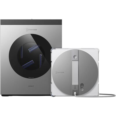 Ecovacs W3 Omni, Fensterputzroboter, Weiss, Silber, Schwarz Ecovacs W3 Omni, Fensterputzroboter, Weiss, Silber, Schwarz