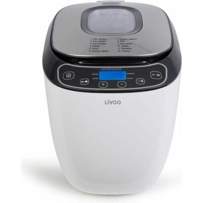 Livoo Brotbackautomat, Brotbackautomat, Weiss Livoo Brotbackautomat, Brotbackautomat, Weiss