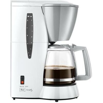 Melitta Single 5, Filterkaffeemaschine, Grau, Weiss Melitta Single 5, Filterkaffeemaschine, Grau, Weiss