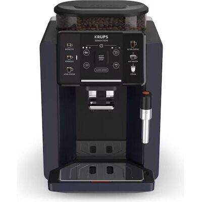 Krups Sensation EA910B, Kaffeevollautomat, Schwarz, Blau Krups Sensation EA910B, Kaffeevollautomat, Schwarz, Blau