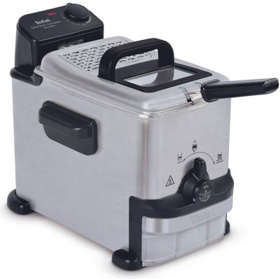 Tefal Oleoclean Compact 0.8 kg (FR7016), Edelstahl, Fritteuse, Silber Tefal Oleoclean Compact 0.8 kg (FR7016), Edelstahl, Fritteuse, Silber