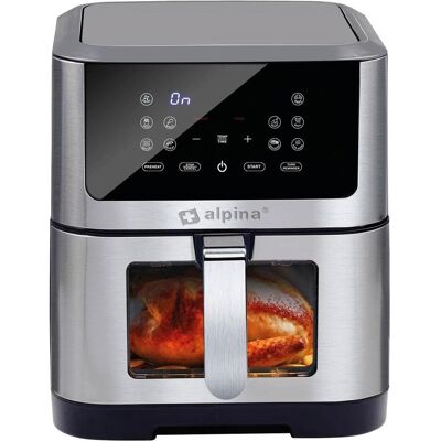 alpina Air Fryer, Fritteuse, Silber alpina Air Fryer, Fritteuse, Silber