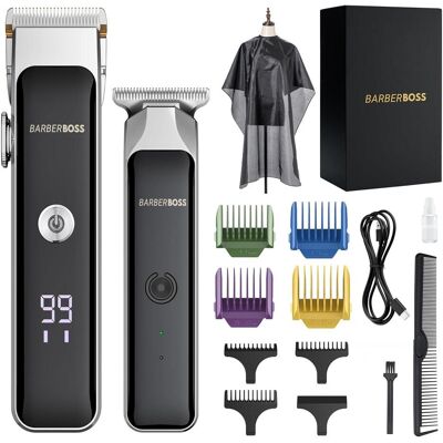 Barberboss, Trimmer + Haarschneider, Tragbarer Bart- und Haartrimmer Barberboss, Trimmer + Haarschneider, Tragbarer Bart- und Haartrimmer