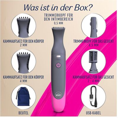 Veet, Trimmer + Haarschneider, Expert Veet, Trimmer + Haarschneider, Expert