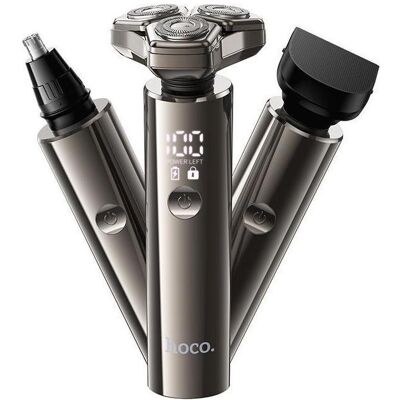 Hoco, Trimmer + Haarschneider, Other Shaving set 3in1 HP36 metal gray Hoco, Trimmer + Haarschneider, Other Shaving set 3in1 HP36 metal gray