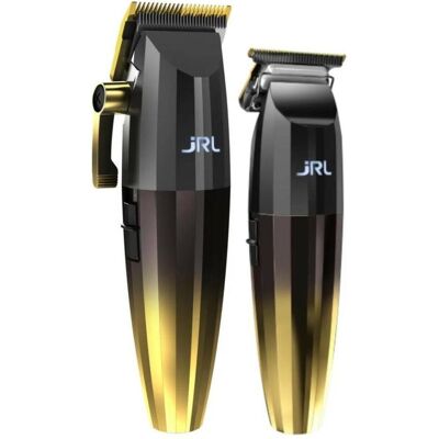 JRL, Trimmer + Haarschneider, Set 2-in-1 Fresh Fade Clipper + Fresh Fade Trimmer with Charging Station gold JRL, Trimmer + Haarschneider, Set 2-in-1 Fresh Fade Clipper + Fresh Fade Trimmer with Charging Station gold