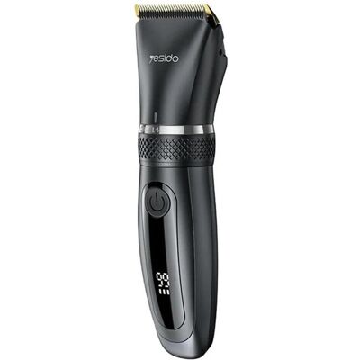 Yesido, Trimmer + Haarschneider, - Hair Clipper (MG06) - USB, 1200mAh, IPX5 Waterproof, Power Display, 5 Stages Length - Black Yesido, Trimmer + Haarschneider, - Hair Clipper (MG06) - USB, 1200mAh, IPX5 Waterproof, Power Display, 5 Stages Length - Black