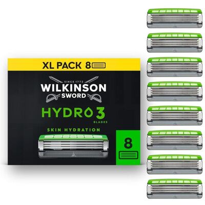 Wilkinson, Rasierklingen, Hydro3 Ersatzklingen (8x) Wilkinson, Rasierklingen, Hydro3 Ersatzklingen (8x)
