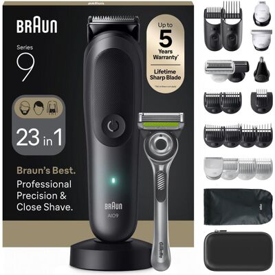 Braun Trimmer + Haarschneider, Series 9 All-in-One Style Kit AIO9560 Braun Trimmer + Haarschneider, Series 9 All-in-One Style Kit AIO9560