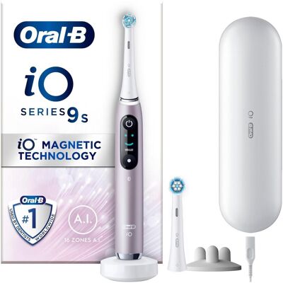 Oral-B iO Series 9s elektrische Zahnbürste, Rose Quartz Oral-B iO Series 9s elektrische Zahnbürste, Rose Quartz