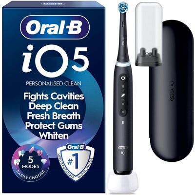 Oral-B, Elektrische Zahnbürste, iO5 Electric toothbrush, black + travel case Oral-B, Elektrische Zahnbürste, iO5 Electric toothbrush, black + travel case