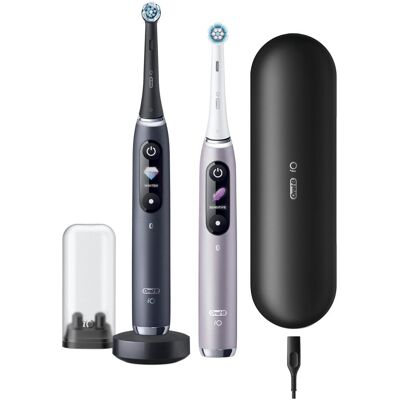 Oral-B, Elektrische Zahnbürste, iO Series 9 Duo Black Onyx/Rose Quartz Oral-B, Elektrische Zahnbürste, iO Series 9 Duo Black Onyx/Rose Quartz