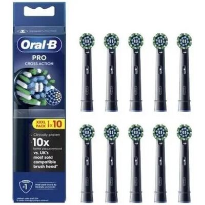 Oral-B, Zahnbürstenkopf, Pro Cross Action Zwart (10 stuks) (80816431) (10x) Oral-B, Zahnbürstenkopf, Pro Cross Action Zwart (10 stuks) (80816431) (10x)