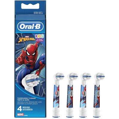 Oral-B, Zahnbürstenkopf, Marvel Spider-Man (4x) Oral-B, Zahnbürstenkopf, Marvel Spider-Man (4x)