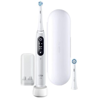 Oral-B, Elektrische Zahnbürste, iO Series 6N Wit + extra iO Gentle Care opzetborstel Oral-B, Elektrische Zahnbürste, iO Series 6N Wit + extra iO Gentle Care opzetborstel