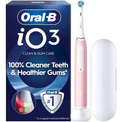 Oral-B, Elektrische Zahnbürste, iO3 Electric toothbrush, pink with travel case Oral-B, Elektrische Zahnbürste, iO3 Electric toothbrush, pink with travel case