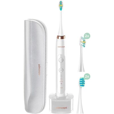 Concept, Elektrische Zahnbürste, Schallzahnbürste mit Reiseetui Perfect Smile weiss ZK7010 Concept, Elektrische Zahnbürste, Schallzahnbürste mit Reiseetui Perfect Smile weiss ZK7010