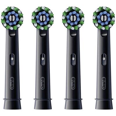 Oral-B, Zahnbürstenkopf, Pro CrossAction Schwarz 4er Aufsteckbürsten (4x) Oral-B, Zahnbürstenkopf, Pro CrossAction Schwarz 4er Aufsteckbürsten (4x)