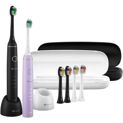 Truelife, Elektrische Zahnbürste, SonicBrush Compact Duo Schwarz / Truelife, Elektrische Zahnbürste, SonicBrush Compact Duo Schwarz /