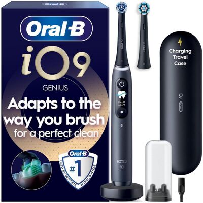 Oral-B, Elektrische Zahnbürste, iO9 Electric toothbrush, black with travel case Oral-B, Elektrische Zahnbürste, iO9 Electric toothbrush, black with travel case
