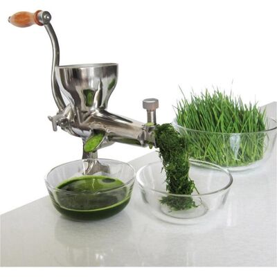 Merkloos Manuell Weizengrasspartner Slowjuicer (Wohnmobil), Entsafter, Silber Merkloos Manuell Weizengrasspartner Slowjuicer (Wohnmobil), Entsafter, Silber
