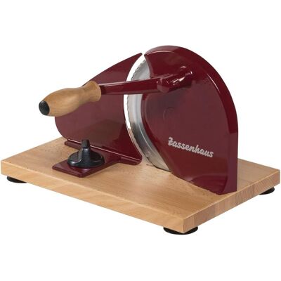 Zassenhaus Brotschneidemaschine manuel, Aufschnittmaschine, Rot Zassenhaus Brotschneidemaschine manuel, Aufschnittmaschine, Rot