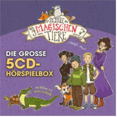 Karussell Die Schule der magischen Tiere - Die grosse 5CD-Hörspielbox, Hörbücher von Margit Auer Karussell Die Schule der magischen Tiere - Die grosse 5CD-Hörspielbox, Hörbücher von Margit Auer