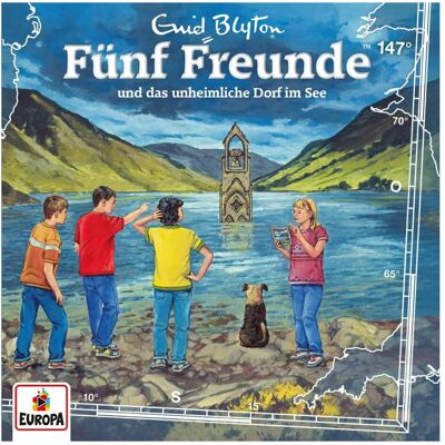 Europa Fünf Freunde 147 - und das unheimliche Dorf im See, Hörbücher von Enid Blyton Europa Fünf Freunde 147 - und das unheimliche Dorf im See, Hörbücher von Enid Blyton