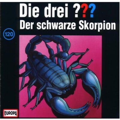 Europa Die drei DREI FRAGEZEICHEN 120 - Der schwarze Skorpion, Hörbücher Europa Die drei DREI FRAGEZEICHEN 120 - Der schwarze Skorpion, Hörbücher