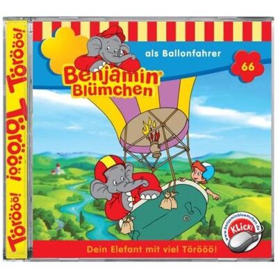 Kiddinx Folge 066: Als Ballonfahrer, Hörbücher von Benjamin Blümchen Kiddinx Folge 066: Als Ballonfahrer, Hörbücher von Benjamin Blümchen