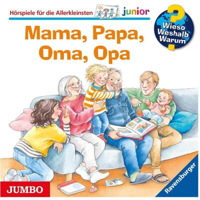 Jumbo CD WiesoWeshalbWarum Junior - Mama, Papa, Oma, Opa, Hörbücher Jumbo CD WiesoWeshalbWarum Junior - Mama, Papa, Oma, Opa, Hörbücher