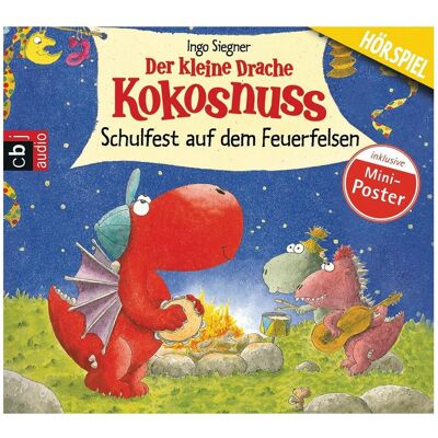 Edel Der kleine Drache Kokosnuss - Schulfest auf dem Feuerfelsen, Hörbücher von Ingo Siegner Edel Der kleine Drache Kokosnuss - Schulfest auf dem Feuerfelsen, Hörbücher von Ingo Siegner