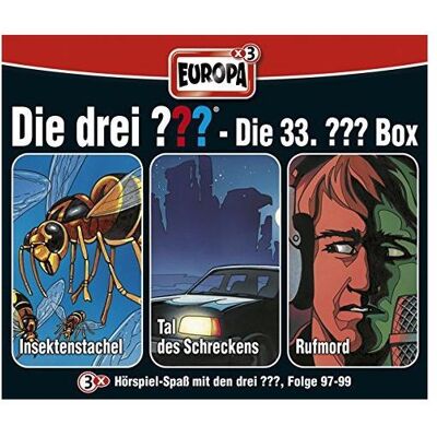 Kosmos DDF CD Box Nr. 33, Hörbücher von Die drei ??? Kosmos DDF CD Box Nr. 33, Hörbücher von Die drei ???