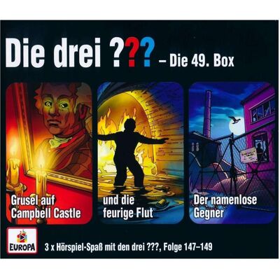 Europa Die drei DREI FRAGEZEICHEN 49 Box (F147-149), Hörbücher von Die drei ??? Europa Die drei DREI FRAGEZEICHEN 49 Box (F147-149), Hörbücher von Die drei ???