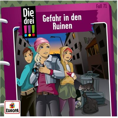 Europa Die drei DREI AUSRUFEZEICHEN 71 - Gefahr in den Ruinen, Hörbücher Europa Die drei DREI AUSRUFEZEICHEN 71 - Gefahr in den Ruinen, Hörbücher