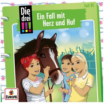 Europa Die drei DREI AUSRUFEZEICHEN 85 - Ein Fall mit Herz und Huf, Hörbücher von Die drei DREI AUSRUFEZEICHEN 85 - Ein Fall mit Herz und Huf Europa Die drei DREI AUSRUFEZEICHEN 85 - Ein Fall mit Herz und Huf, Hörbücher von Die drei DREI AUSRUFEZEICHEN 85 - Ein Fall mit Herz und Huf