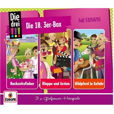 United Die drei!!!, 3er Box. Box.18, 3 Audio-CD, Hörbücher United Die drei!!!, 3er Box. Box.18, 3 Audio-CD, Hörbücher