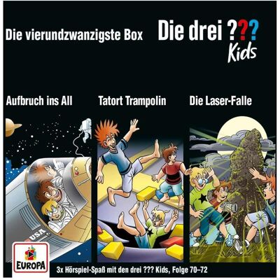 Europa Die drei DREI FRAGEZEICHEN kids - 24 Box (F70-72), Hörbücher von Die drei ??? Kids, Ulf Blanck Europa Die drei DREI FRAGEZEICHEN kids - 24 Box (F70-72), Hörbücher von Die drei ??? Kids, Ulf Blanck