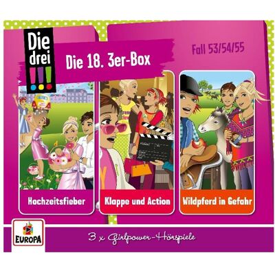 United Die drei!!!, 3er Box. Box.18, 3 Audio-CD, Hörbücher United Die drei!!!, 3er Box. Box.18, 3 Audio-CD, Hörbücher