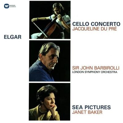 Warner Music, Schallplatten, Jacqueline Du Pré - Elgar: Cello Concerto, Sea Pictures, LP (J. Barbirolli, Jacqueline du Pre, Janet Baker, London Symphony Orchestra) Warner Music, Schallplatten, Jacqueline Du Pré - Elgar: Cello Concerto, Sea Pictures, LP (J. Barbirolli, Jacqueline du Pre, Janet Baker, London Symphony Orchestra)