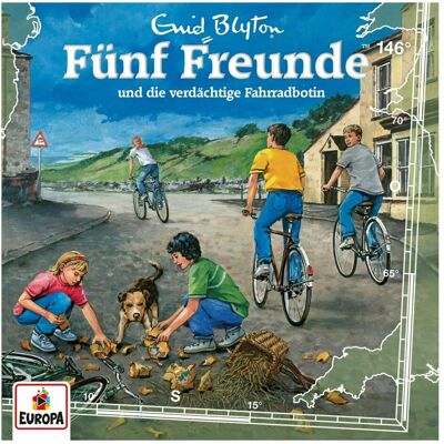 Europa Fünf Freunde 146 - ud die verdächtige Fahrradbotin, Hörbücher von Fünf Freunde Europa Fünf Freunde 146 - ud die verdächtige Fahrradbotin, Hörbücher von Fünf Freunde
