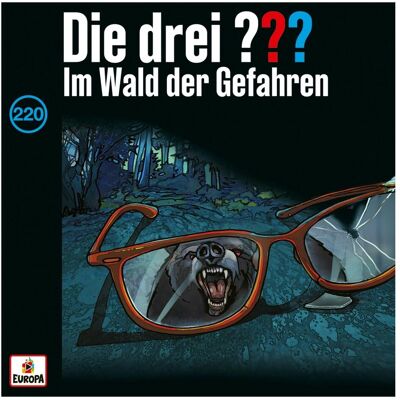 Europa Die drei DREI FRAGEZEICHEN 220 - Der Wald der Gefahren, Hörbücher von Die drei ??? Europa Die drei DREI FRAGEZEICHEN 220 - Der Wald der Gefahren, Hörbücher von Die drei ???
