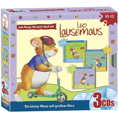 Kiddinx Leo Lausemaus - 4 Box (F10-12), Hörbücher von Leo Lausemaus Kiddinx Leo Lausemaus - 4 Box (F10-12), Hörbücher von Leo Lausemaus